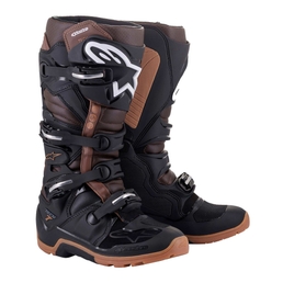 Tech 7 Enduro cross boots Black/Dark Brown