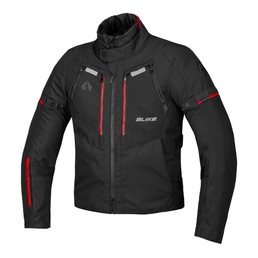 Overtrack 2 motorcycle jacket Black/Black/Red
