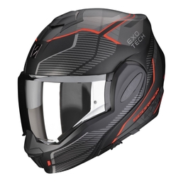 Exo-Tech EVO modular helmet Opaco/red black soul